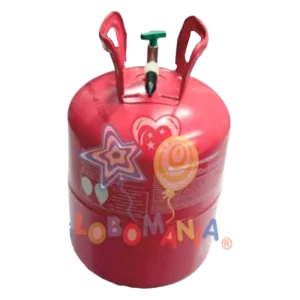 Gas helio desechable