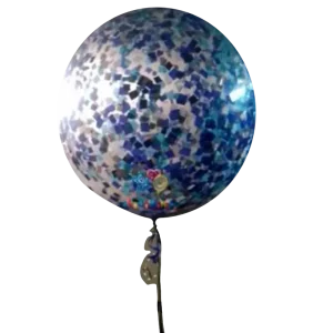 Decoración con globo de 3'