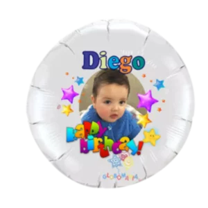 Metálico Happy Birthday